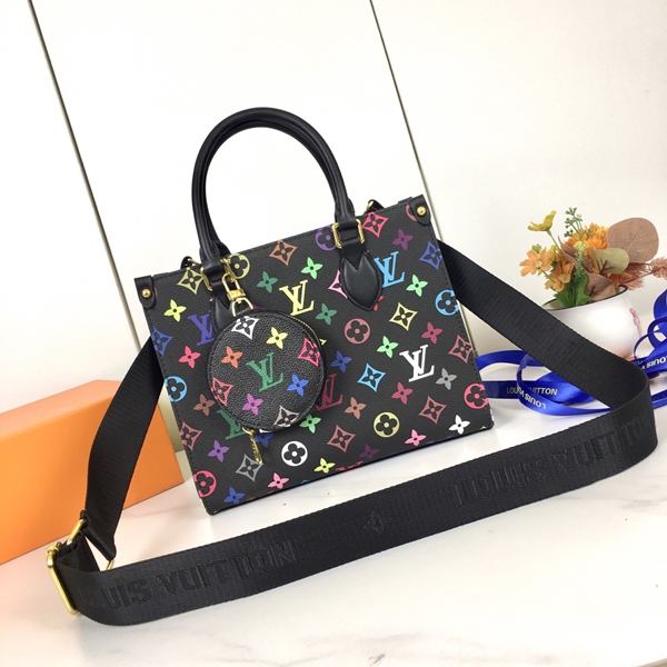 ルイヴィトンバッグ側面デザイン